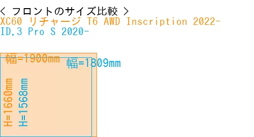 #XC60 リチャージ T6 AWD Inscription 2022- + ID.3 Pro S 2020-